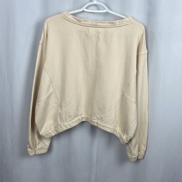 Anthropologie by Anthropologie Boxy Cropped Pullover - Cream - XS - Picture 11 of 11